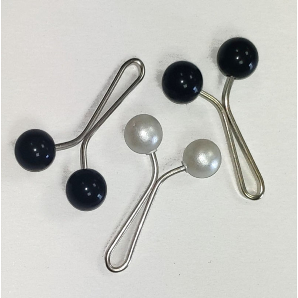 Pearl shape Hijab clips