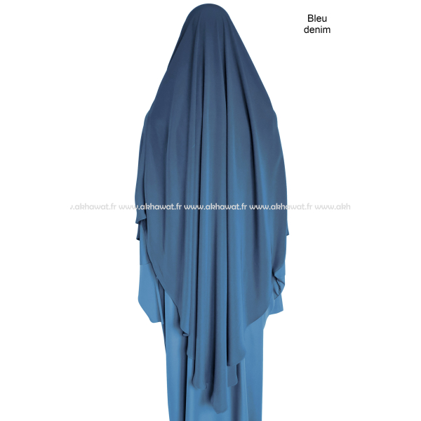 Khimar façon cape de jilbab - Microfibre léger