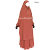 Jilbab 2 pièces jupe - Microfibre Léger - El bassira