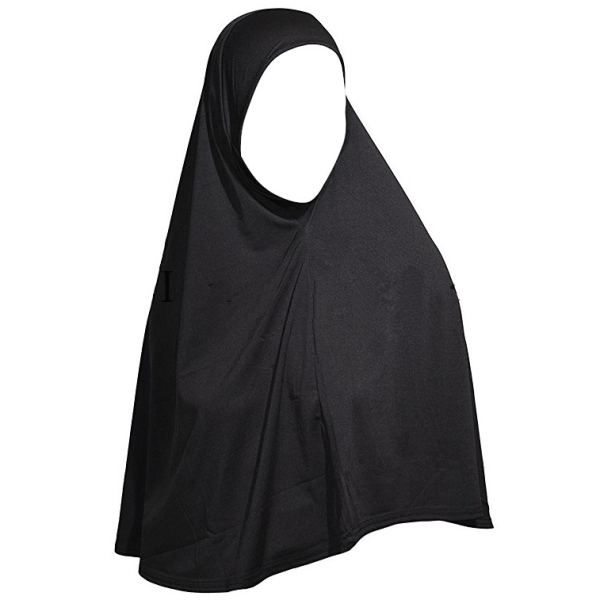 One piece long hijab