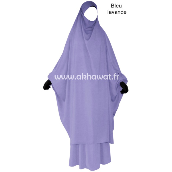 Jilbab 2 pièces Papillon jupe - Microfibre Léger