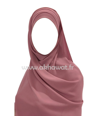 Ready to wear - pleated hijab - Crepe
