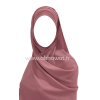 Hijab plissé prêt à enfiler - Mousseline crêpe