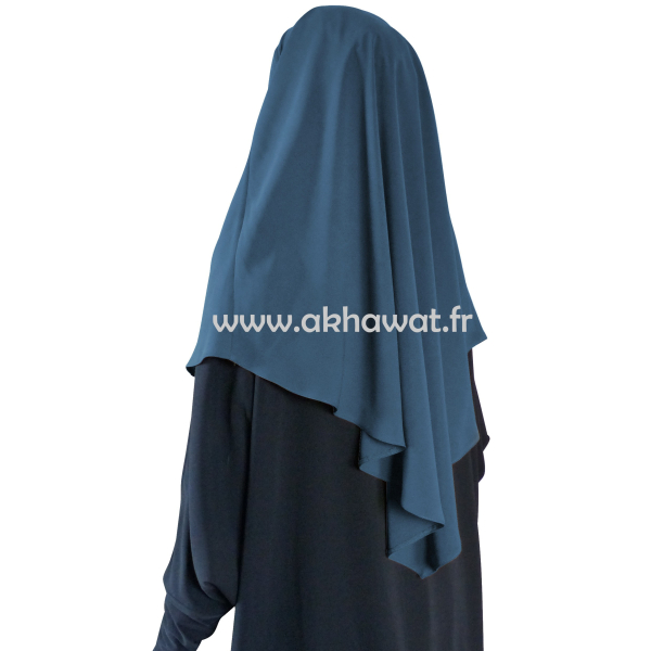 Tie back Khimar - short version - Light microfibre