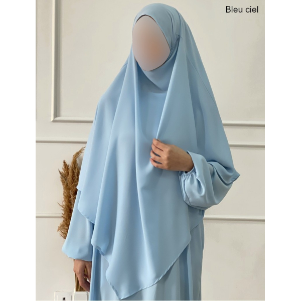 Khimar Soie de Médine - Mi-long