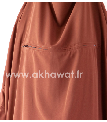 French Jilbab with flared skirt - Light microfiber