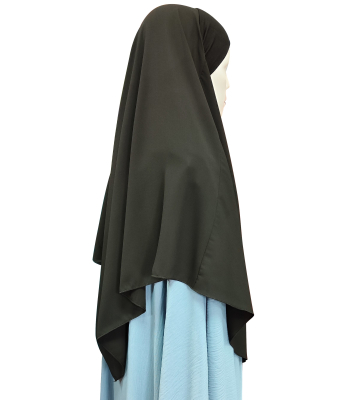 Khimar à enfiler - Mousseline crêpe