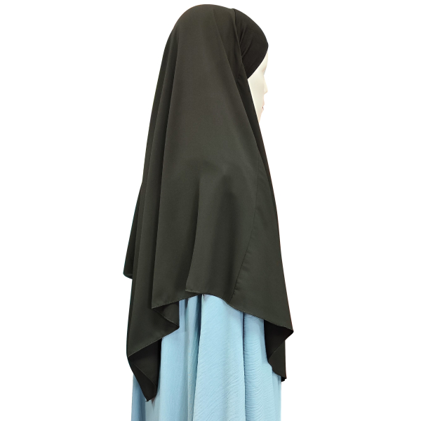 Khimar à enfiler - Mousseline crêpe