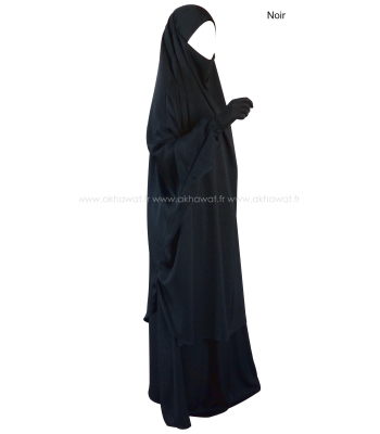 'Silk of Medina' French Caviary Jilbab with skirt