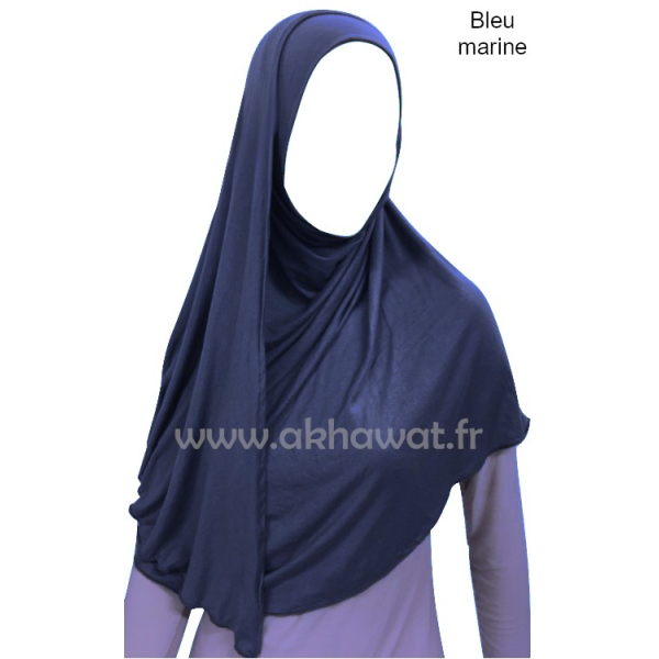 Hijab facile à enfiler - Viscose  - spécial écouteurs/lunettes