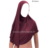 Hijab facile à enfiler - Viscose  - spécial écouteurs/lunettes
