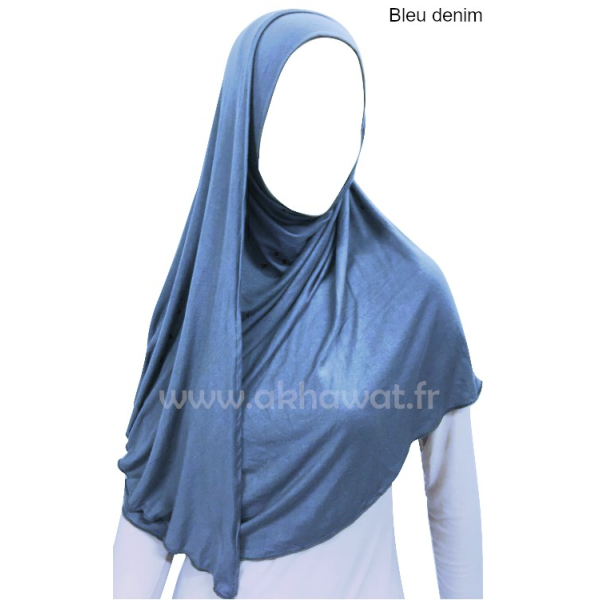 Hijab facile à enfiler - Viscose  - spécial écouteurs/lunettes