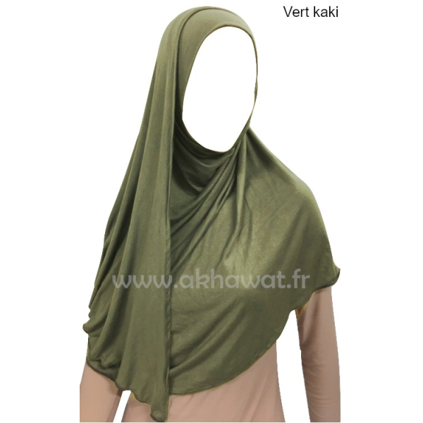 Hijab facile à enfiler - Viscose  - spécial écouteurs/lunettes