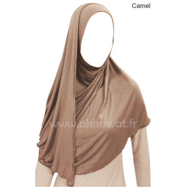 Hijab facile à enfiler - Viscose  - spécial écouteurs/lunettes