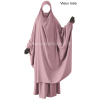 Jilbab 2 pièces Papillon jupe - Microfibre Léger