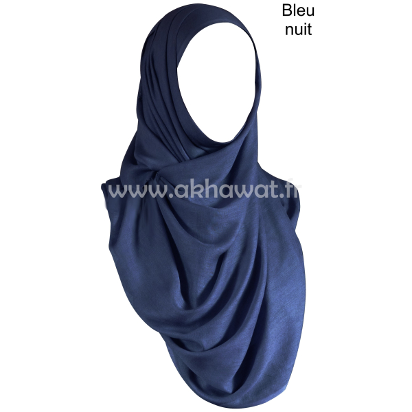 Hijab modal léger - Style Pashmina