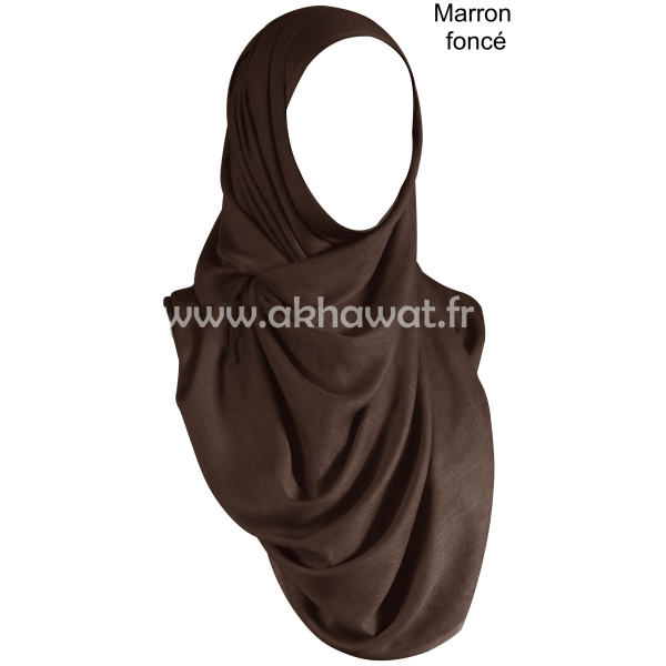 Hijab modal léger - Style Pashmina