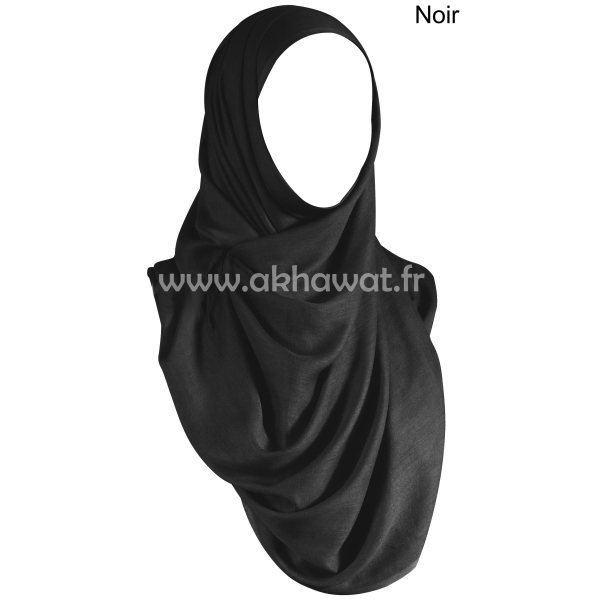 Hijab modal léger - Style Pashmina