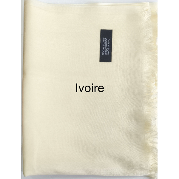 Hijab modal léger - Style Pashmina