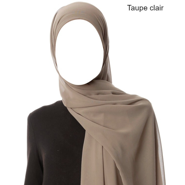 Châle mousseline crêpe - Plusieurs couleurs