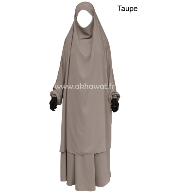 Jilbab 2 pièces jupe - Microfibre Léger - El bassira