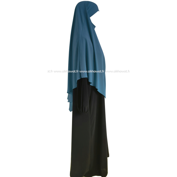 Light microfibre khimar - 110 cm