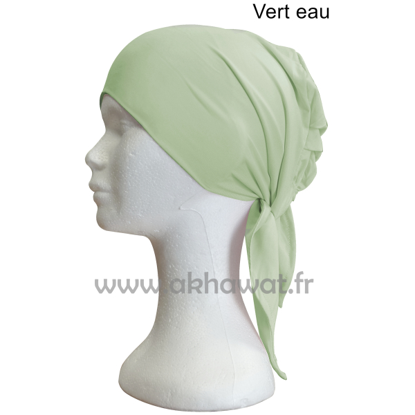 Large bonnet to tie - lycra