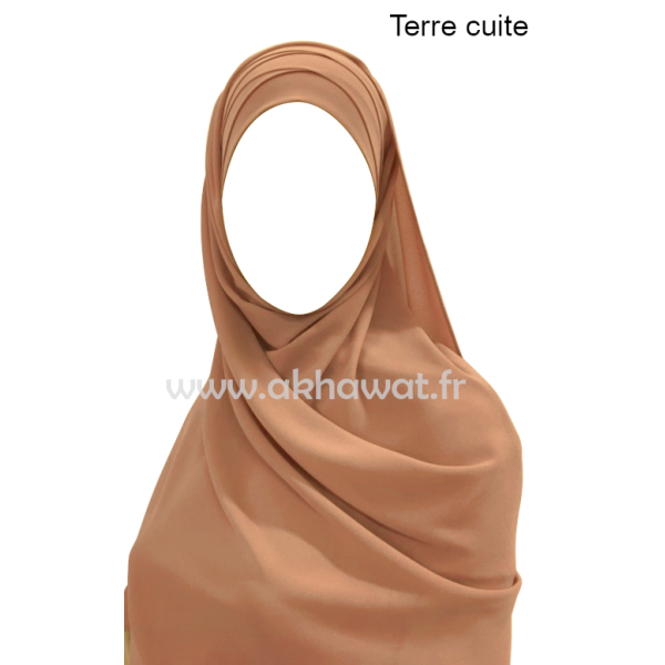 Ready to wear - pleated hijab - Crepe