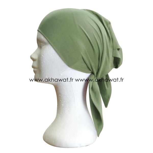 Large bonnet to tie - lycra
