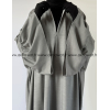 Abaya Papillon manches volants - Tissu épais