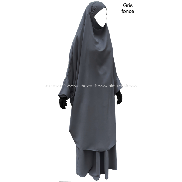 Jilbab Soie de Médine - 2 pièces jupe - Etoile d'Orient