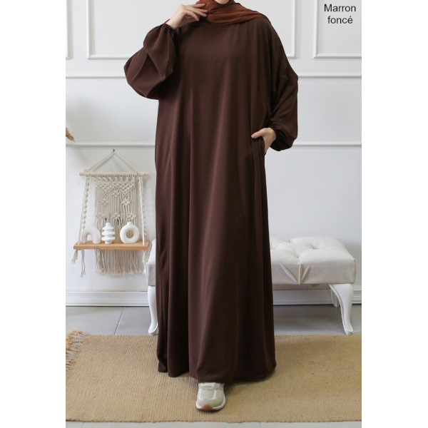 Abaya ample qualité supérieure - Soie de Médine
