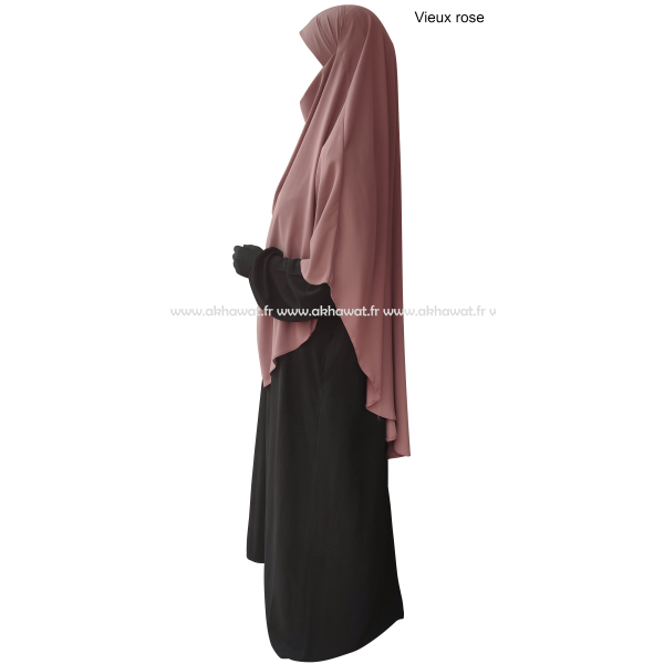 Light microfibre khimar - 125 cm