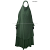 Light microfiber French Jilbab with flared skirt