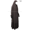 Light microfiber French Jilbab with flared skirt