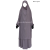 Jilbab Microfibre Léger 2 pièces jupe - El bassira