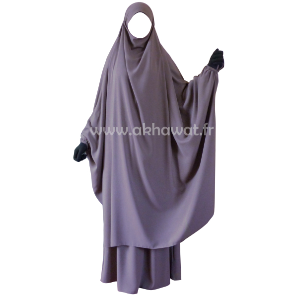 Jilbab Microfibre Léger Papillon avec jupe