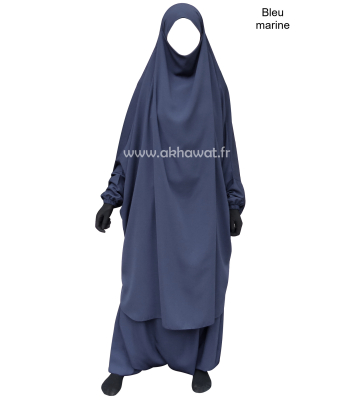 Jilbab with harem pants - Light microfiber