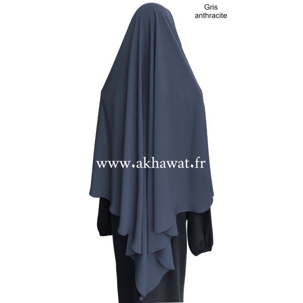 Light microfibre khimar - 120 cm