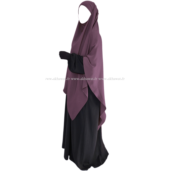 Khimar 145 cm - Microfibre léger - El bassira