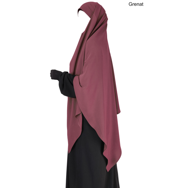 Khimar 145 cm - Microfibre léger - El bassira