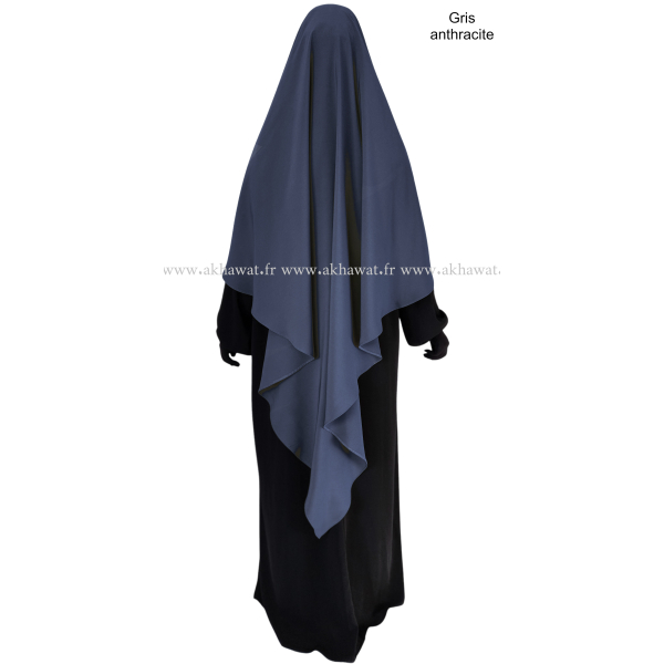 Khimar 145 cm - Microfibre léger - El bassira