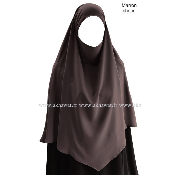 Light microfibre khimar - 90cm