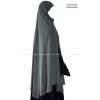Khimar Cape avec fentes - Soie de Médine - 145 cm