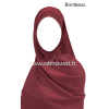 Hijab bonnet plissé - Tout mousseline crêpe