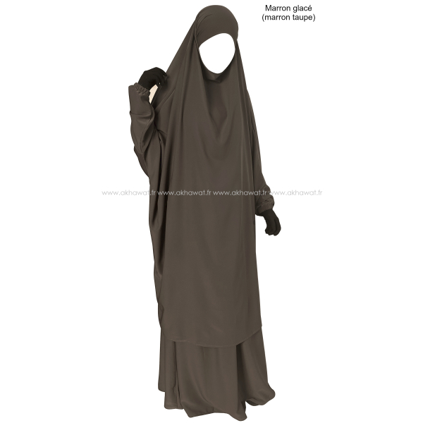 Jilbab Soie de Médine - 2 pièces jupe - Etoile d'Orient