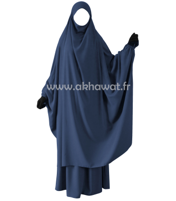 Light microfiber butterfly Jilbab with skirt