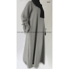 Abaya épaisse - Noeuds aux manches
