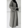Abaya épaisse - Noeuds aux manches