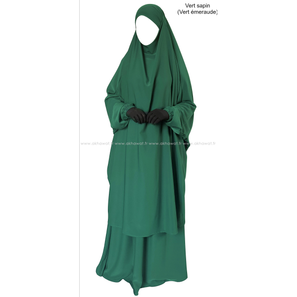 Jilbab Soie de Médine - 2 pièces jupe - Etoile d'Orient